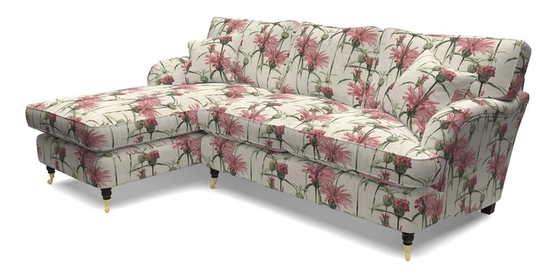Alwinton LHF Chaise in Floral Linen Lela Mystery