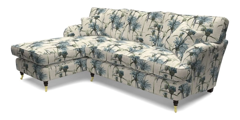 Alwinton LHF Chaise in Floral Linen Lela Mystery