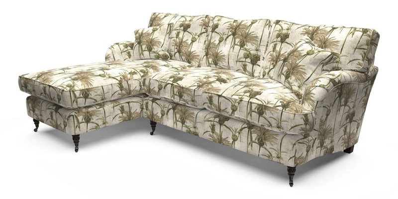 Alwinton LHF Chaise in Floral Linen Lela Mystery