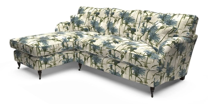 Alwinton LHF Chaise in Floral Linen Lela Mystery