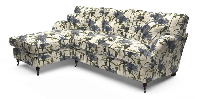 Alwinton LHF Chaise in Floral Linen Lela Mystery