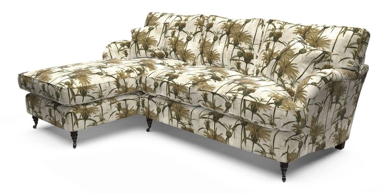 Alwinton LHF Chaise in Floral Linen Lela Mystery