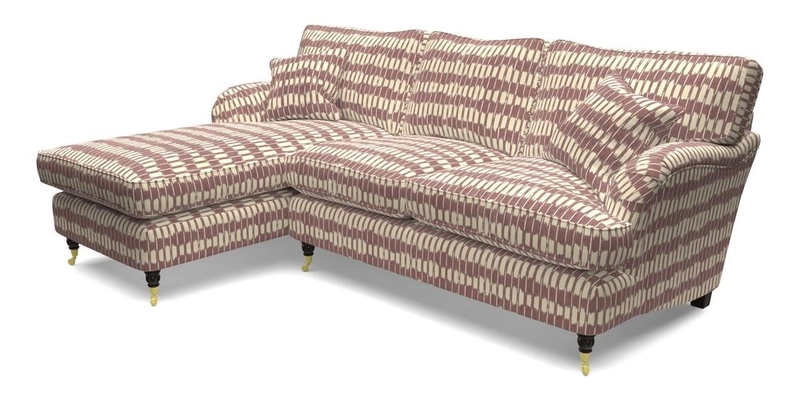 Alwinton LHF Chaise in Floral Linen Lela Mystery