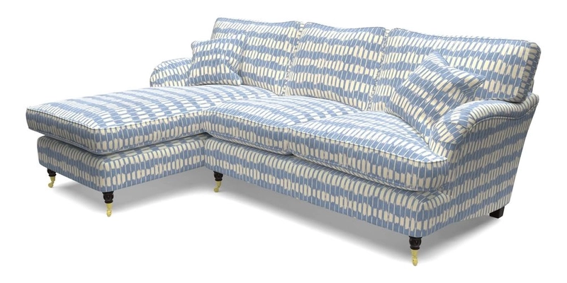 Alwinton LHF Chaise in Floral Linen Lela Mystery