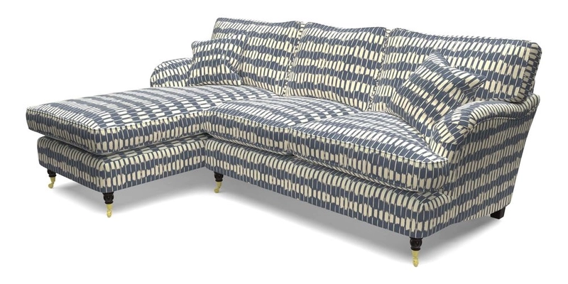 Alwinton LHF Chaise in Floral Linen Lela Mystery