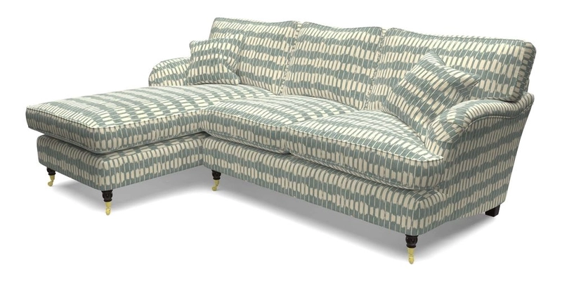 Alwinton LHF Chaise in Floral Linen Lela Mystery