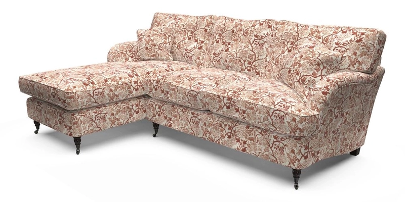 Alwinton LHF Chaise in Floral Linen Lela Mystery