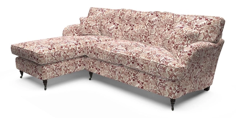 Alwinton LHF Chaise in Floral Linen Lela Mystery