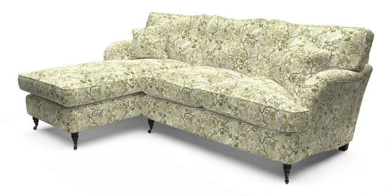 Alwinton LHF Chaise in Floral Linen Lela Mystery