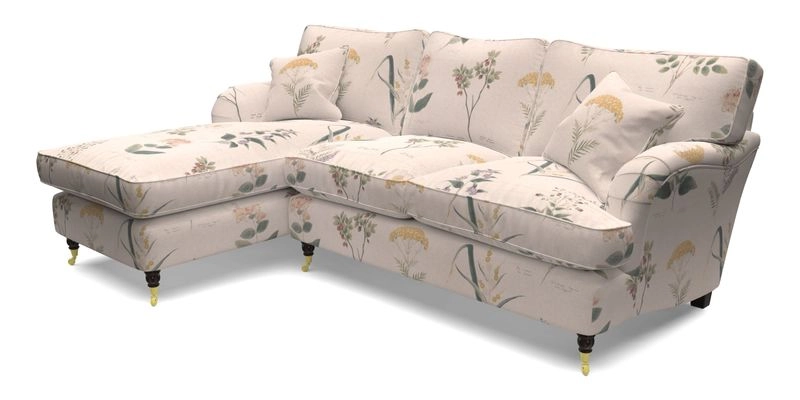 Alwinton LHF Chaise in Floral Linen Lela Mystery