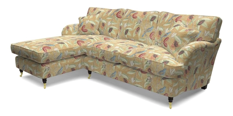 Alwinton LHF Chaise in Floral Linen Lela Mystery
