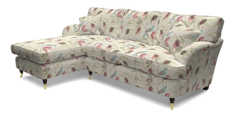 Alwinton LHF Chaise in Floral Linen Lela Mystery