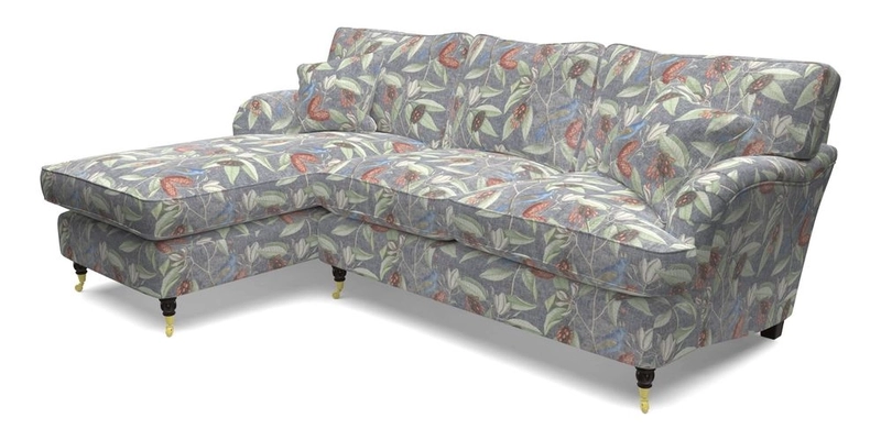 Alwinton LHF Chaise in Floral Linen Lela Mystery