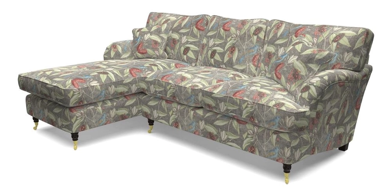 Alwinton LHF Chaise in Floral Linen Lela Mystery