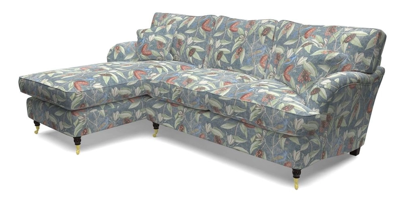 Alwinton LHF Chaise in Floral Linen Lela Mystery