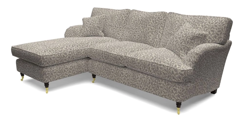Alwinton LHF Chaise in Floral Linen Lela Mystery
