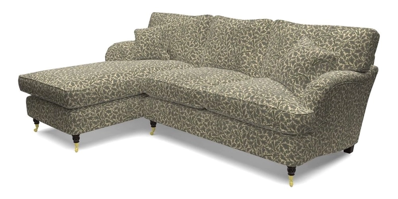Alwinton LHF Chaise in Floral Linen Lela Mystery