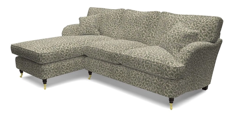 Alwinton LHF Chaise in Floral Linen Lela Mystery