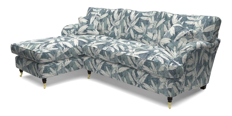 Alwinton LHF Chaise in Floral Linen Lela Mystery