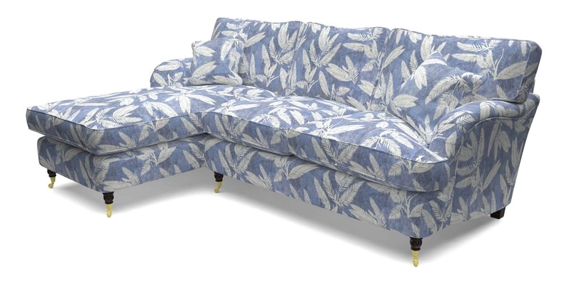 Alwinton LHF Chaise in Floral Linen Lela Mystery