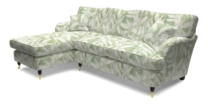 Alwinton LHF Chaise in Floral Linen Lela Mystery