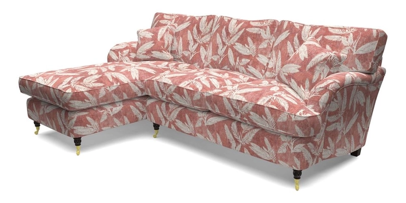 Alwinton LHF Chaise in Floral Linen Lela Mystery
