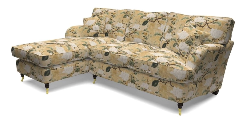 Alwinton LHF Chaise in Floral Linen Lela Mystery