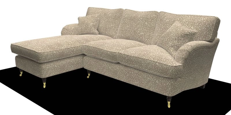 Alwinton chaise LHF in Floral Linen Lela Mystery