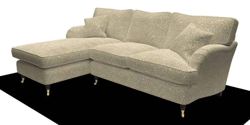 Alwinton chaise LHF in Floral Linen Lela Mystery