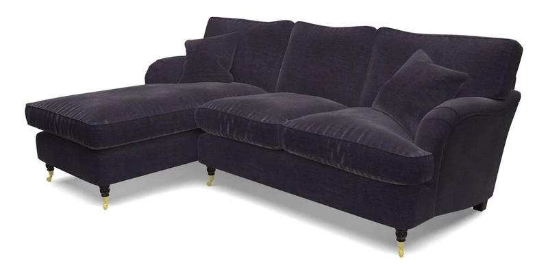 Alwinton LHF Chaise in Floral Linen Lela Mystery