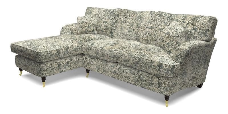 Alwinton LHF Chaise in Floral Linen Lela Mystery
