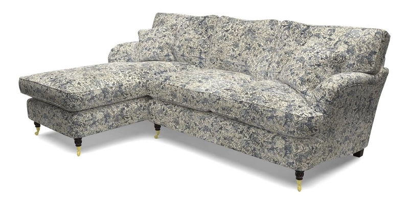 Alwinton LHF Chaise in Floral Linen Lela Mystery
