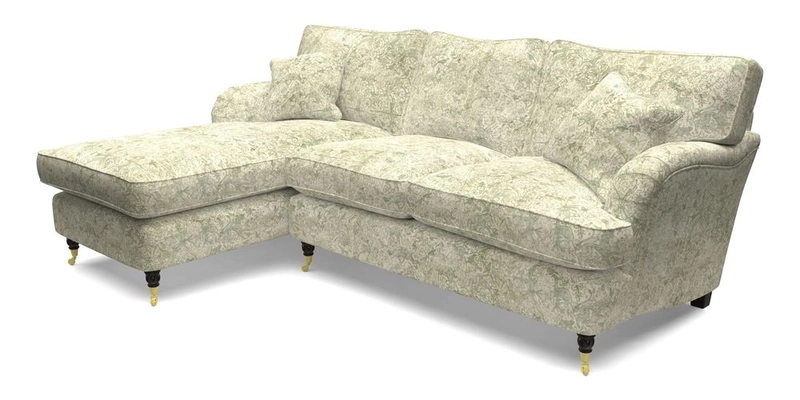 Alwinton LHF Chaise in Floral Linen Lela Mystery