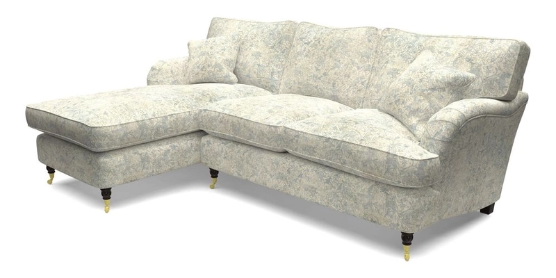 Alwinton LHF Chaise in Floral Linen Lela Mystery