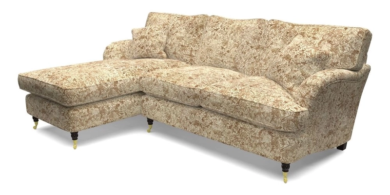 Alwinton LHF Chaise in Floral Linen Lela Mystery