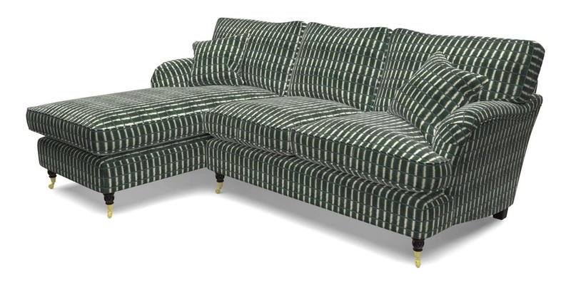 Alwinton LHF Chaise in Floral Linen Lela Mystery
