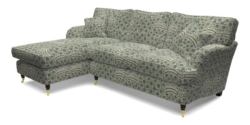 Alwinton LHF Chaise in Floral Linen Lela Mystery