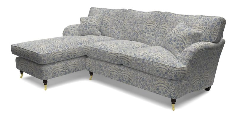 Alwinton LHF Chaise in Floral Linen Lela Mystery