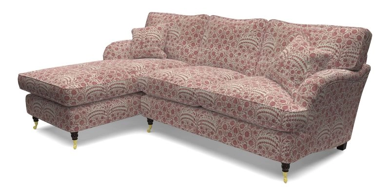 Alwinton LHF Chaise in Floral Linen Lela Mystery