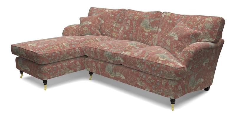 Alwinton LHF Chaise in Floral Linen Lela Mystery