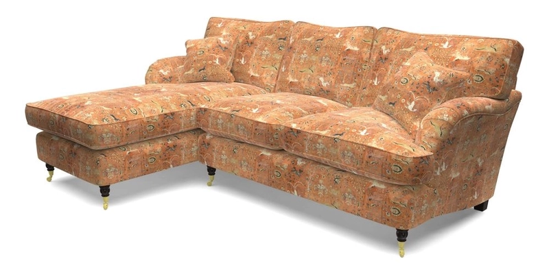 Alwinton LHF Chaise in Floral Linen Lela Mystery