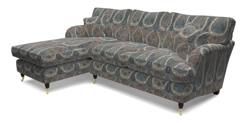 Alwinton LHF Chaise in Floral Linen Lela Mystery