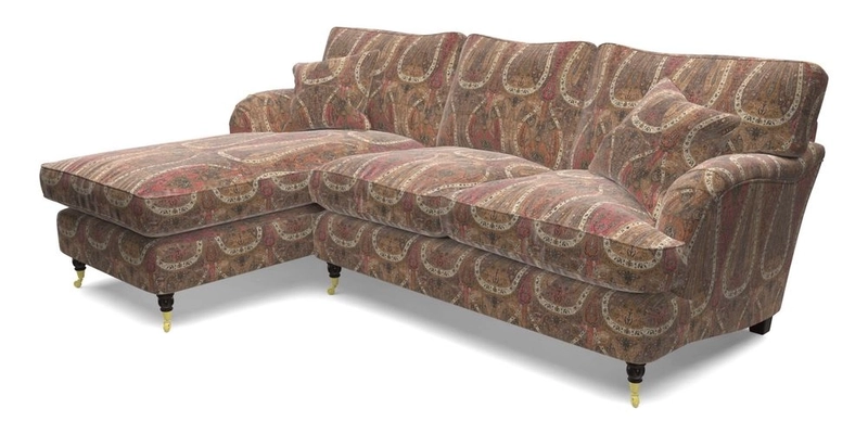 Alwinton LHF Chaise in Floral Linen Lela Mystery