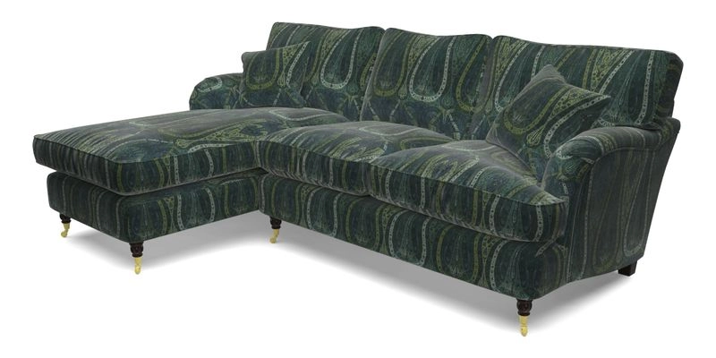 Alwinton LHF Chaise in Floral Linen Lela Mystery