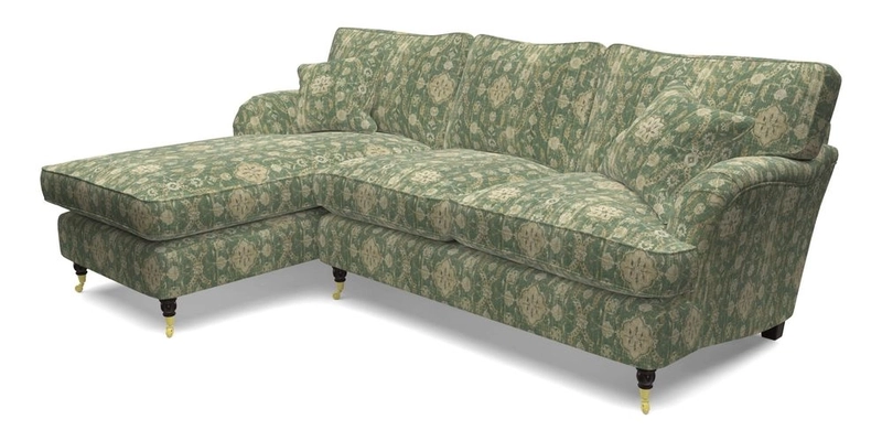 Alwinton LHF Chaise in Floral Linen Lela Mystery
