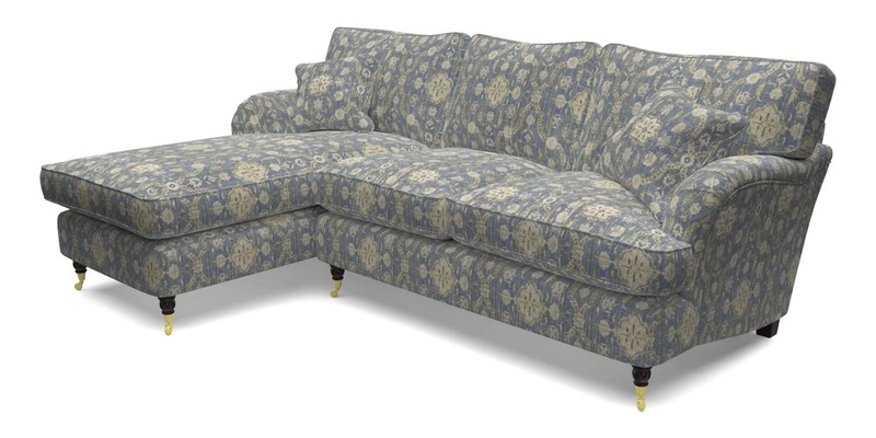 Alwinton LHF Chaise in Floral Linen Lela Mystery
