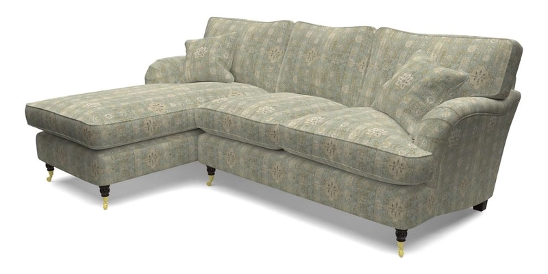 Alwinton LHF Chaise in Floral Linen Lela Mystery