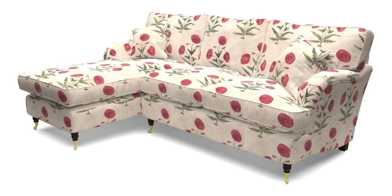 Alwinton LHF Chaise in Floral Linen Lela Mystery