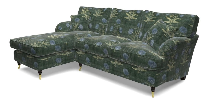 Alwinton LHF Chaise in Floral Linen Lela Mystery