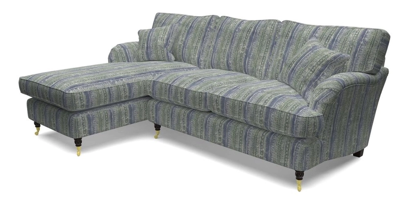 Alwinton LHF Chaise in Floral Linen Lela Mystery